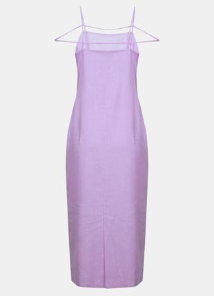 Dress with shoulder strap “Charlotte” lilac3 photo