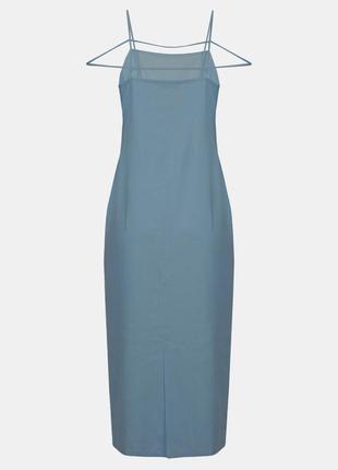 Dress with shoulder strap “Charlotte” sea blue5 photo