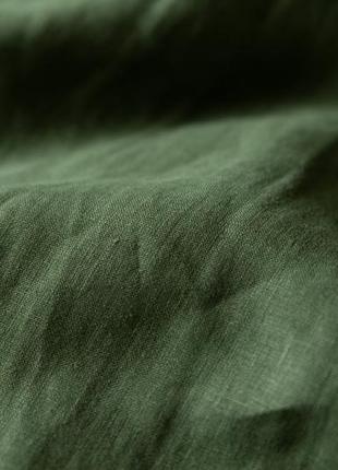 Soft French linen "Olive grove"3 photo