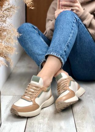 Sneakers for women leather made in ukraine