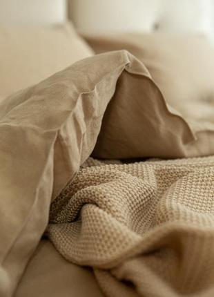 Soft French linen "Almonds with milk"4 photo