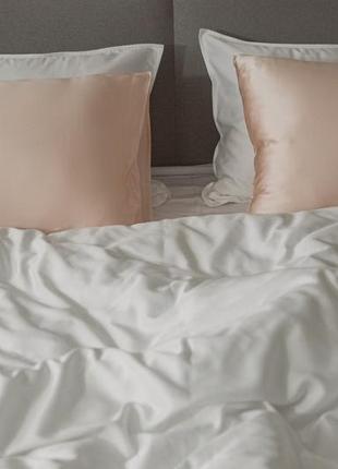 Elegant silk - pillowcases for healthy sleep "Pink"3 photo