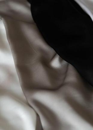 Elegant silk - pillowcases for healthy sleep "Black"4 photo