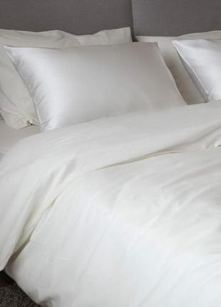 Elegant silk - pillowcases for healthy sleep "Lactic"2 photo