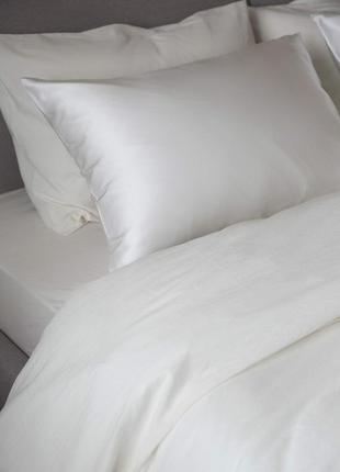 Elegant silk - pillowcases for healthy sleep "Lactic"4 photo
