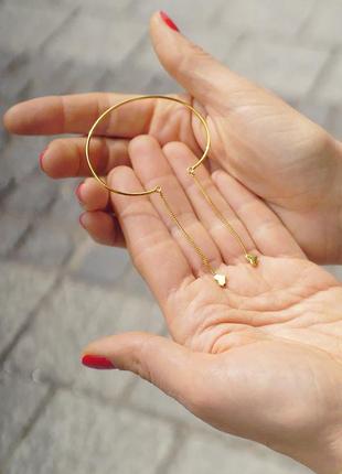 BRACELET COUPLE GOLD PLATED STERLING SILVER 9253 photo