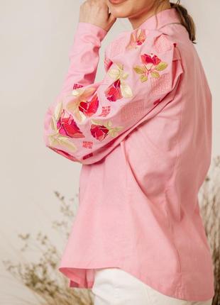 Women's blouse "Rosetta" pink4 photo