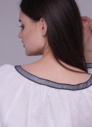Women's blouse "Malva" dark blue5 photo