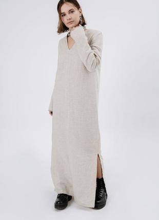 Maxi dress made of linen and cotton3 photo