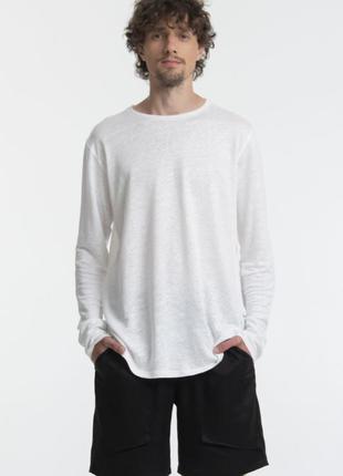 linen long sleeve ECO white