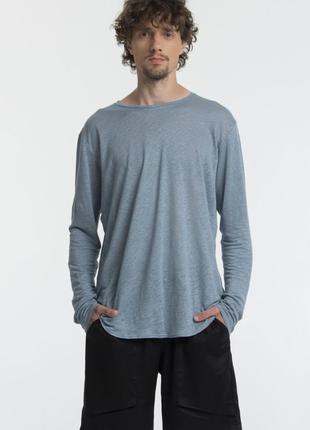 linen long sleeve ECO aquamarine