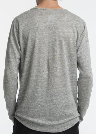 linen long sleeve ECO grey3 photo
