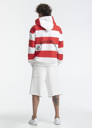 hoodie Red and White3 photo