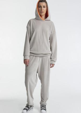 tracksuit Velor gray and orange