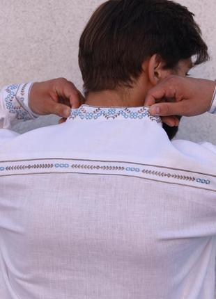 Men's embroidered shirt "Poltavska"6 photo