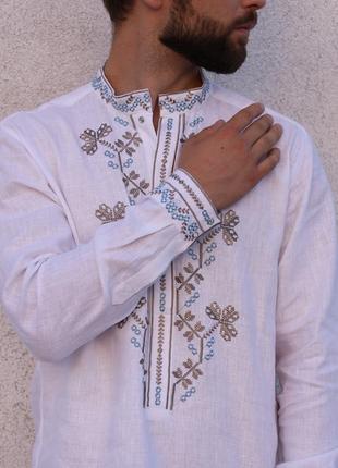 Men's embroidered shirt "Poltavska"3 photo