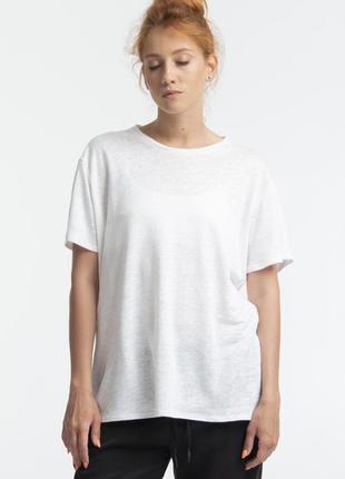 ECO white linen t-shirt