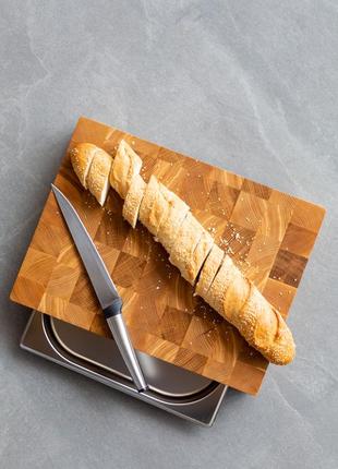 Ash & Oak cutting board with tray 30*40 cm