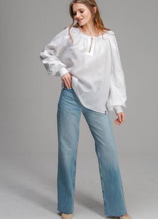 Women's blouse "Malva" white2 photo
