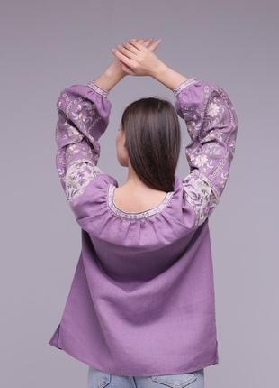 Women's blouse "Daryna" violet4 photo