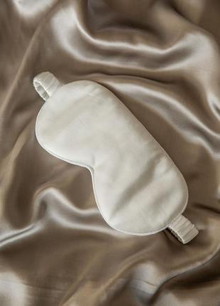 Silk sleep mask "Milk"5 photo