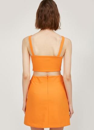 Orange short skirt5 photo
