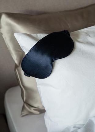 Silk sleep mask "Blue"6 photo