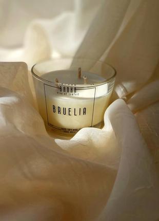 Aromatic candle. Smell - "BRUELIA" Scented candles. Handmade candle.