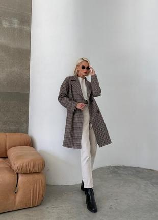Brown wool peacoat7 photo