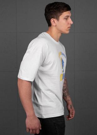 T-shirt oversize BEZET Stand white3 photo