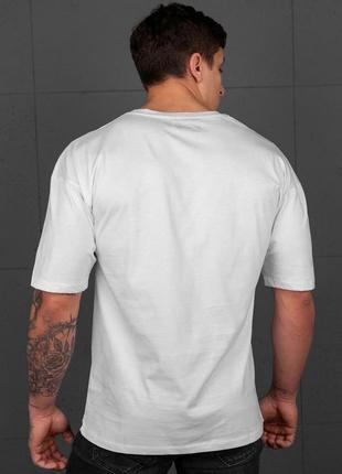 T-shirt oversize BEZET Stand white4 photo