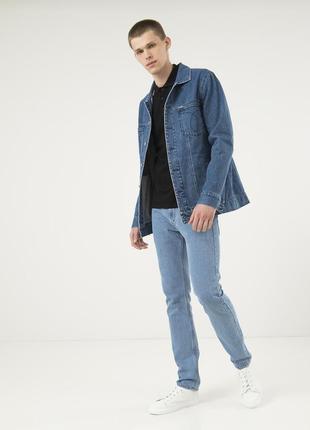 Men's summer denim jacket DASTI Denim blue jeans2 photo