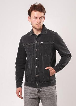 Men's denim jacket with DASTI Vidven embroidery