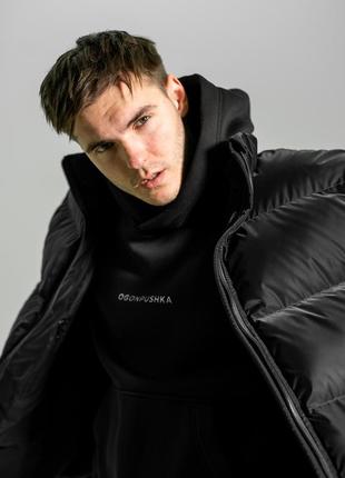 Winter men's jacket OGONPUSHKA Homie 2.0 Silk black4 photo
