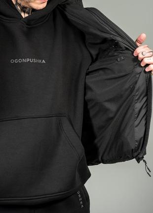 Winter men's jacket OGONPUSHKA Homie 2.0 Silk black10 photo