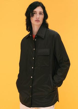 Shirt-jacket “Lesya” black