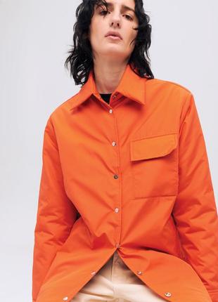 Shirt-jacket “Lesya” orange