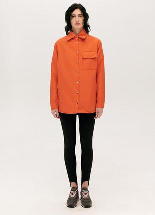 Shirt-jacket “Lesya” orange2 photo