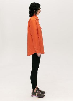 Shirt-jacket “Lesya” orange3 photo
