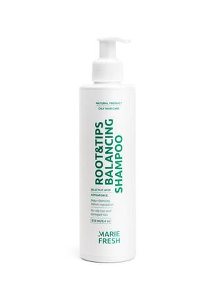 ROOT & TIPS Balancing Shampoo for Oily Roots and Dry Ends, 250 ml3 photo