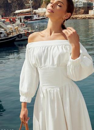 White mini summer dress gepur5 photo