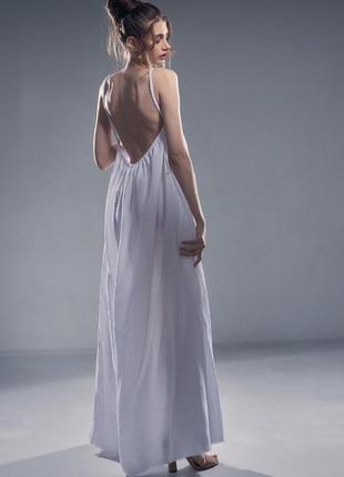 Maxi dress with open back2 photo