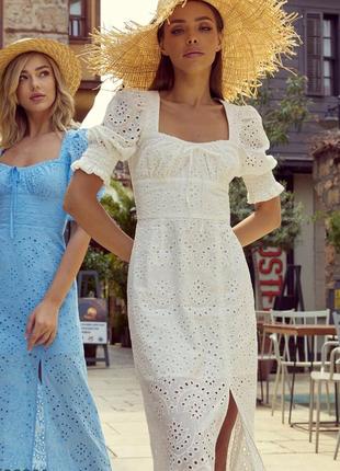 White midi summer dress gepur4 photo