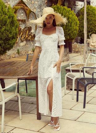 White midi summer dress gepur2 photo