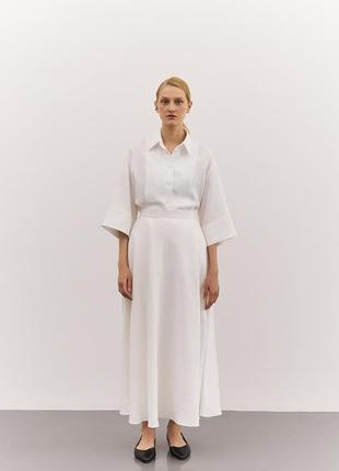 WHITE LINEN SHIRT2 photo