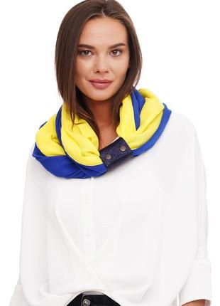 Cashmere stylish scarf Snood  "Ukraine" from the designer art sana3 photo