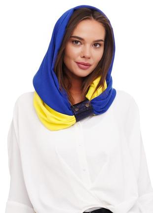 Cashmere stylish scarf Snood  "Ukraine" from the designer art sana4 photo