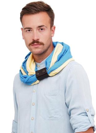 Cashmere stylish scarf Snood  "Ukraine" from the designer art sana5 photo