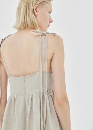 Long linen&cotton sundress "Eco"5 photo