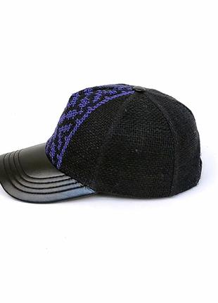 five-panel cap with hand embroidery LI060-black4 photo